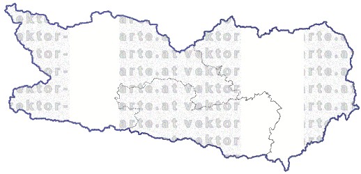 Landkarte Kaernten Regionen