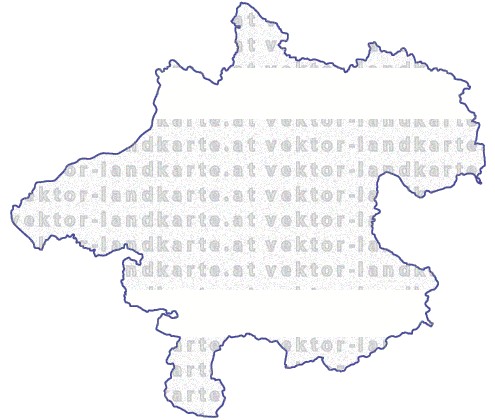 Landkarte Oberoesterreich