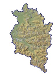 Landkarte Vorarlberg Regionen Hhenrelief