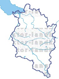 Landkarte Vorarlberg Flssen und Seen